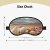 Seashells on The Sandy Beach Sleep Mask for Side Sleeper - Total Blackout Sleeping Mask, Super Lightweight Soft Eye Mask for Sleeping, Zero Pressure Eye Cover Night Blindfold for Men Women view 4