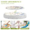 YETTASBIN Dragonfly Flower 3PCS Wood Pulp Scrub Sponges, Reusable Absorbent Household Cleaning Sponge Non-Scratch Kitchen Dish Sponges, Multi-Surface Safe Scrubber for Nonstick Pans, Pots view 3