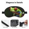 Red Eyes Tree Frogs Sleep Mask for Side Sleeper - Total Blackout Sleeping Mask, Super Lightweight Soft Eye Mask for Sleeping, Zero Pressure Eye Cover Night Blindfold for Men Women view 3