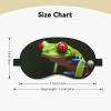 Red Eyes Tree Frogs Sleep Mask for Side Sleeper - Total Blackout Sleeping Mask, Super Lightweight Soft Eye Mask for Sleeping, Zero Pressure Eye Cover Night Blindfold for Men Women view 4