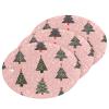 YETTASBIN Christmas Trees 3PCS Wood Pulp Scrub Sponges, Reusable Absorbent Household Cleaning Sponge Non-Scratch Kitchen Dish Sponges, Multi-Surface Safe Scrubber for Nonstick Pans, Pots view 1