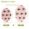 YETTASBIN Christmas Trees 3PCS Wood Pulp Scrub Sponges, Reusable Absorbent Household Cleaning Sponge Non-Scratch Kitchen Dish Sponges, Multi-Surface Safe Scrubber for Nonstick Pans, Pots view 2