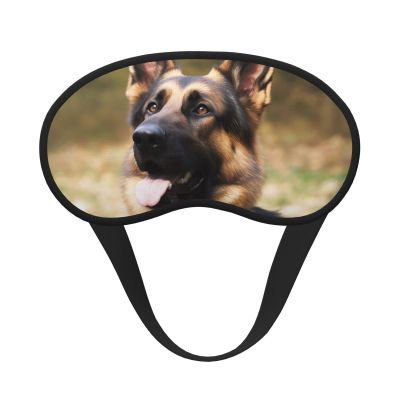 Animal German Shepherd Sleep Mask for Side Sleeper - Total Blackout Sleeping Mask, Super Lightweight Soft Eye Mask for Sleeping, Zero Pressure Eye Cover Night Blindfold for Men Women