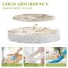 YETTASBIN Plum Blossom 3PCS Wood Pulp Scrub Sponges, Reusable Absorbent Household Cleaning Sponge Non-Scratch Kitchen Dish Sponges, Multi-Surface Safe Scrubber for Nonstick Pans, Pots view 3