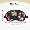 Merry Christmas Dog Sleep Mask for Side Sleeper - Total Blackout Sleeping Mask, Super Lightweight Soft Eye Mask for Sleeping, Zero Pressure Eye Cover Night Blindfold for Men Women view 4