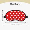 Red and White Polka Dots Sleep Mask for Side Sleeper - Total Blackout Sleeping Mask, Super Lightweight Soft Eye Mask for Sleeping, Zero Pressure Eye Cover Night Blindfold for Men Women view 4