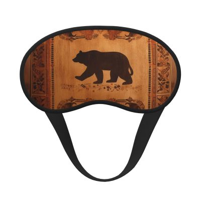 Bear Sleep Mask for Side Sleeper - Total Blackout Sleeping Mask, Super Lightweight Soft Eye Mask for Sleeping, Zero Pressure Eye Cover Night Blindfold for Men Women