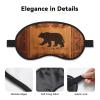 Bear Sleep Mask for Side Sleeper - Total Blackout Sleeping Mask, Super Lightweight Soft Eye Mask for Sleeping, Zero Pressure Eye Cover Night Blindfold for Men Women view 3