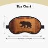 Bear Sleep Mask for Side Sleeper - Total Blackout Sleeping Mask, Super Lightweight Soft Eye Mask for Sleeping, Zero Pressure Eye Cover Night Blindfold for Men Women view 4