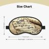 Sheet Music Sleep Mask for Side Sleeper - Total Blackout Sleeping Mask, Super Lightweight Soft Eye Mask for Sleeping, Zero Pressure Eye Cover Night Blindfold for Men Women view 4