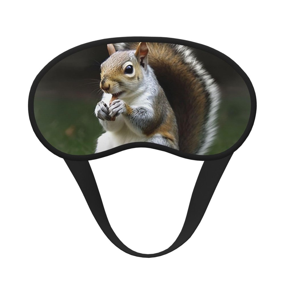 Squirrel Sleep Mask for Side Sleeper - Total Blackout Sleeping Mask, Super Lightweight Soft Eye Mask for Sleeping, Zero Pressure Eye Cover Night Blindfold for Men Women