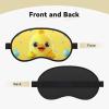 Yellow Chicken Sleep Mask for Side Sleeper - Total Blackout Sleeping Mask, Super Lightweight Soft Eye Mask for Sleeping, Zero Pressure Eye Cover Night Blindfold for Men Women view 2