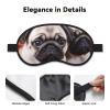 Puppys Pug Sleep Mask for Side Sleeper - Total Blackout Sleeping Mask, Super Lightweight Soft Eye Mask for Sleeping, Zero Pressure Eye Cover Night Blindfold for Men Women view 3
