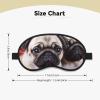 Puppys Pug Sleep Mask for Side Sleeper - Total Blackout Sleeping Mask, Super Lightweight Soft Eye Mask for Sleeping, Zero Pressure Eye Cover Night Blindfold for Men Women view 4