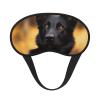 Black German Shepherd Dog Sleep Mask for Side Sleeper - Total Blackout Sleeping Mask, Super Lightweight Soft Eye Mask for Sleeping, Zero Pressure Eye Cover Night Blindfold for Men Women view 1