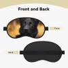 Black German Shepherd Dog Sleep Mask for Side Sleeper - Total Blackout Sleeping Mask, Super Lightweight Soft Eye Mask for Sleeping, Zero Pressure Eye Cover Night Blindfold for Men Women view 2
