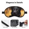 Black German Shepherd Dog Sleep Mask for Side Sleeper - Total Blackout Sleeping Mask, Super Lightweight Soft Eye Mask for Sleeping, Zero Pressure Eye Cover Night Blindfold for Men Women view 3