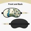 Peacock Pattern Sleep Mask for Side Sleeper - Total Blackout Sleeping Mask, Super Lightweight Soft Eye Mask for Sleeping, Zero Pressure Eye Cover Night Blindfold for Men Women view 2
