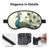 Peacock Pattern Sleep Mask for Side Sleeper - Total Blackout Sleeping Mask, Super Lightweight Soft Eye Mask for Sleeping, Zero Pressure Eye Cover Night Blindfold for Men Women view 3