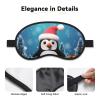 Christmas Penguin Sleep Mask for Side Sleeper - Total Blackout Sleeping Mask, Super Lightweight Soft Eye Mask for Sleeping, Zero Pressure Eye Cover Night Blindfold for Men Women view 3