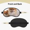Cute Pomeranian Sleep Mask for Side Sleeper - Total Blackout Sleeping Mask, Super Lightweight Soft Eye Mask for Sleeping, Zero Pressure Eye Cover Night Blindfold for Men Women view 2