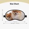 Cute Pomeranian Sleep Mask for Side Sleeper - Total Blackout Sleeping Mask, Super Lightweight Soft Eye Mask for Sleeping, Zero Pressure Eye Cover Night Blindfold for Men Women view 4