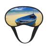 Blue Sky Yellow Beach Boat Sleep Mask for Side Sleeper - Total Blackout Sleeping Mask, Super Lightweight Soft Eye Mask for Sleeping, Zero Pressure Eye Cover Night Blindfold for Men Women view 1