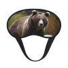 Brown Bear Sleep Mask for Side Sleeper - Total Blackout Sleeping Mask, Super Lightweight Soft Eye Mask for Sleeping, Zero Pressure Eye Cover Night Blindfold for Men Women view 1