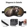 Brown Bear Sleep Mask for Side Sleeper - Total Blackout Sleeping Mask, Super Lightweight Soft Eye Mask for Sleeping, Zero Pressure Eye Cover Night Blindfold for Men Women view 3