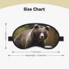 Brown Bear Sleep Mask for Side Sleeper - Total Blackout Sleeping Mask, Super Lightweight Soft Eye Mask for Sleeping, Zero Pressure Eye Cover Night Blindfold for Men Women view 4