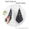 Meaudiwes Fashion Kitchen Towels Unisex Soft Highly Absorbent Hand Towels for Spa Bath Gym Summer Skull Pineapple Ice Cream Avocado Print view 4