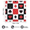 Meaudiwes Fashion Kitchen Towels Soft Highly Absorbent Hand Towels Decorative Towel for Bathroom Spa Gym Poker Suits Hearts Diamonds Spades Grid Playing Cards view 2