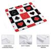 Meaudiwes Fashion Kitchen Towels Soft Highly Absorbent Hand Towels Decorative Towel for Bathroom Spa Gym Poker Suits Hearts Diamonds Spades Grid Playing Cards view 3