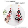 Meaudiwes Fashion Kitchen Towels Soft Highly Absorbent Hand Towels Decorative Towel for Bathroom Spa Gym Poker Suits Hearts Diamonds Spades Grid Playing Cards view 4