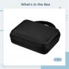 30-Compartment Insulin Storage Box, Compact Organizer With Mesh Pocket, Ideal For Refrigerators, Hard Shell Travel Case For Diabetic Vials, Waterproof, Sleek Black view 3