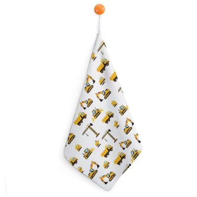 Meaudiwes Fashion Kitchen Towels Unisex Soft Highly Absorbent Hand Towels for Spa Bath Gym Construction Equipment Forklifts Cranes Excavators Tractors Bulldozers Truck