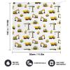 Meaudiwes Fashion Kitchen Towels Unisex Soft Highly Absorbent Hand Towels for Spa Bath Gym Construction Equipment Forklifts Cranes Excavators Tractors Bulldozers Truck view 2