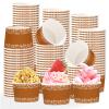 120 Pcs Mexican Cielito Lindo Ice Cream Cups 12 oz Disposable Platos De Barro Mexicanos Paper Dessert Snack Yogurt Bowl Cups for Mexico Fiesta Cinco De Mayo Baby Shower Wedding Bday Party Supplies view 1