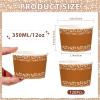120 Pcs Mexican Cielito Lindo Ice Cream Cups 12 oz Disposable Platos De Barro Mexicanos Paper Dessert Snack Yogurt Bowl Cups for Mexico Fiesta Cinco De Mayo Baby Shower Wedding Bday Party Supplies view 4