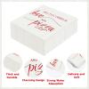 100Pcs Pizza Wedding Paper Napkins 3 Ply Red Foil All You Need is Love and Pizza Beverage Napkins Engagement Guest Napkin for Thats Amore Bridal Shower Party Rehearsal Valentine Day Decorations view 3