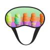 Ice Cream Rainbow Gradient Sleep Mask for Side Sleeper Soft Breathable Sleeping Eye Mask Blackout Silk Eye Sleep Shade Cover with Elastic Strap Night Blindfold for Women Men Travel Nap view 1