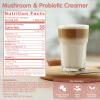 Mushroom Probiotic Coffee Creamer, 6 Adaptogenic Mushrooms (Lion's Mane, Cordyceps, Turkey Tail & Other) Mixed with Creamer for Focus, Energy, and Digestion Health Support, 30 Servings view 2