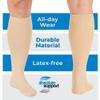 ABSOLUTE SUPPORT Made in USA Travel Compression Socks Men 20-30 mmHg - Flight & Circulation Support, Varicose Veins, Swelling & Recovery, Tan, Medium view 4