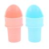 Reusable Ice Cream Cone Scoop 2PCS | PP Material Dishwasher Safe | Frozen Treat Cup for Youngsters Party/Summer Presents | Stable Base, Pink & Blue view 1