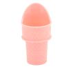 Reusable Ice Cream Cone Scoop 2PCS | PP Material Dishwasher Safe | Frozen Treat Cup for Youngsters Party/Summer Presents | Stable Base, Pink & Blue view 4