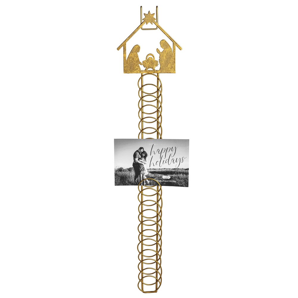 Mud Pie Christmas Nativity Card Holder