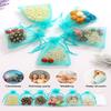 100 Pcs Organza Bags Sheer Drawstring Gift Bags for Jewelry, Wedding Favors, Party Supplies, Candy, Perfume, Cosmetics, Business Events (Pink, 4x6 Inch) view 4