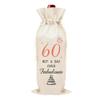 60th Birthday Wine Bags for Men Women 60 th Birthday Gifts for Dad Mon Wife Husband 60 Year Old Bday Gift Bag for Wine Bottle Covers for 60yr Bday Party Decorations for Grandparents view 1
