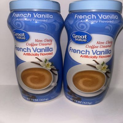French Vanilla Non-Dairy Coffee Creamer 15 oz Canister Smooth & Creamy Flavor