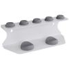 byepica Organizer for Hair Dryer and Curling Iron, Wall-Mount Or Countertop Holder in White Carbon Steel view 1